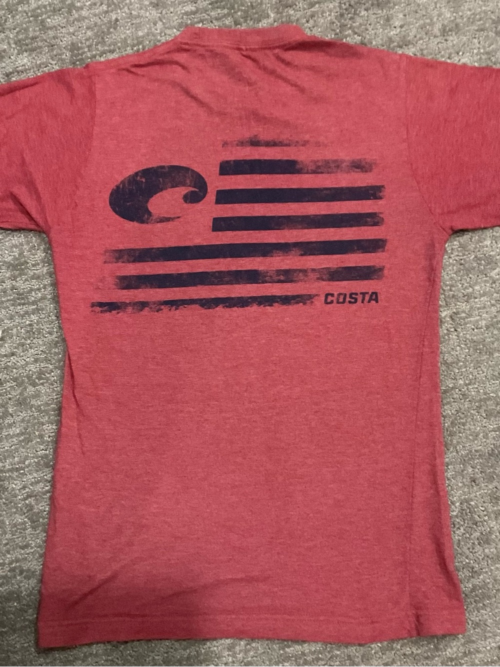 Costa Red Graphic Tee NWOT